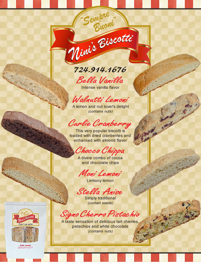 Nini's Biscotti coming soon.